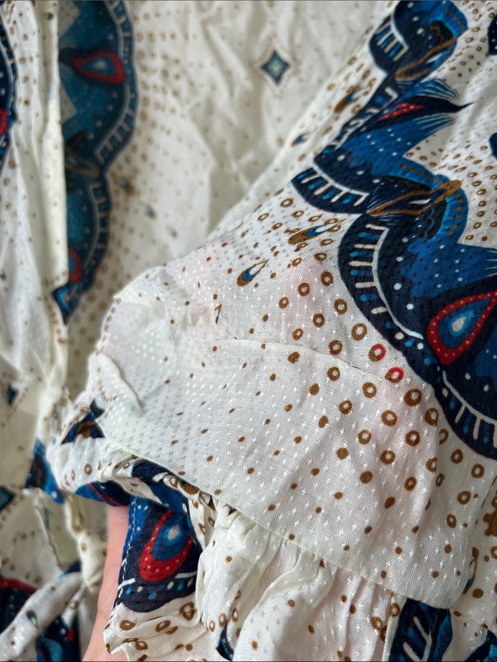 Farm Rio Butterfly Tie Blouse - Picture 4 of 4